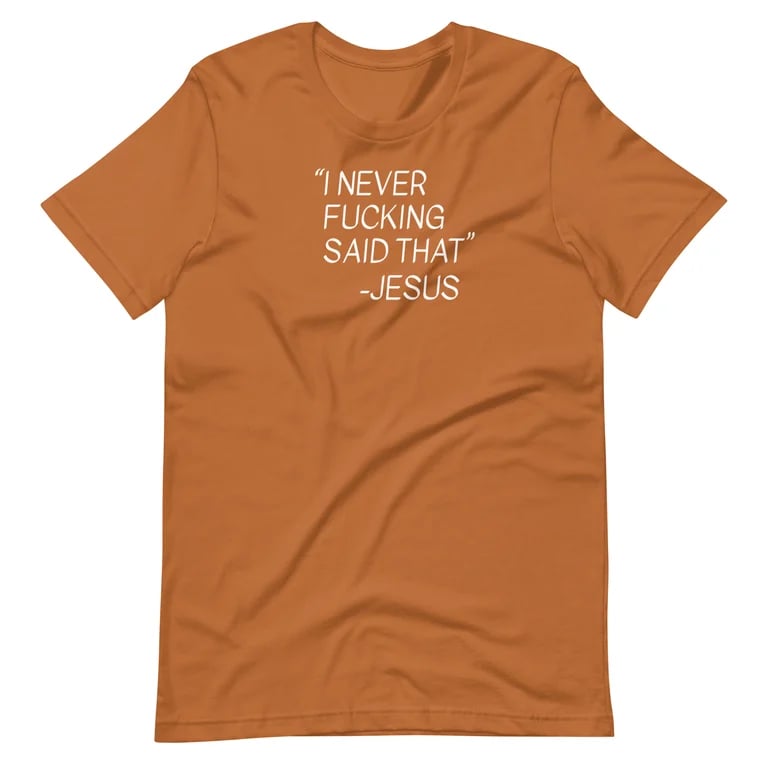 Jesus Quote Unisex t-shirt