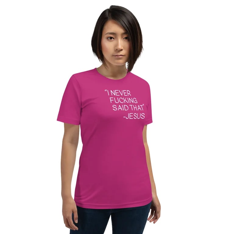 Jesus Quote Unisex t-shirt