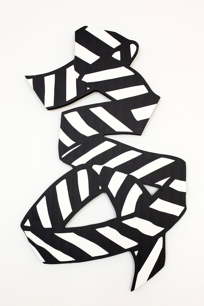 Image of Presale Black and White JUMBO Ribbon No.50 Print