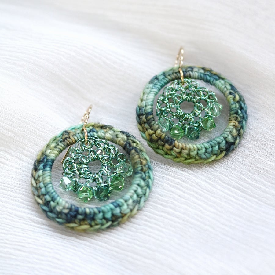 Image of MOONBEAM Earrings - Jade 