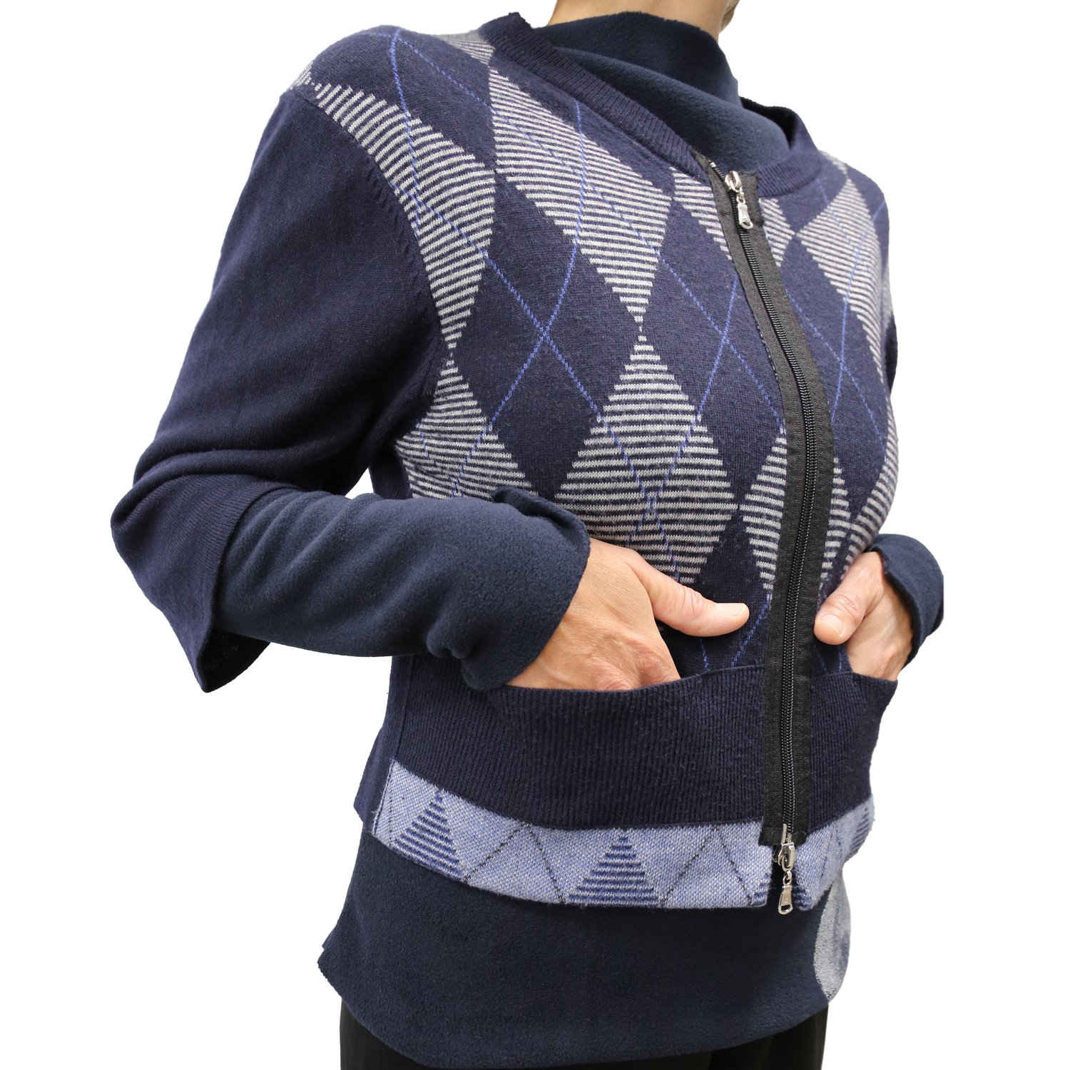 Image of  RETRO DIAMOND WOOL VEST 80's