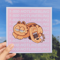 Image of Garfield Telephone Art Print