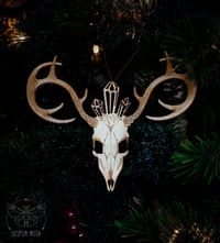 Image 1 of JARNVID Yule Decor Single Piece Deer Skull