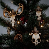 Image 2 of JARNVID Yule Decor Single Piece Deer Skull