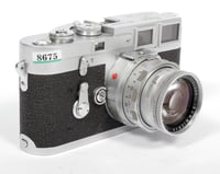 Image 2 of Leica M3 DS 35mm camera with DR Summicron 50mm F2 lens #8675