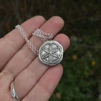 Image 4 of Made to order Small Daisy Wheel pendant