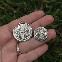 Image 5 of Made to order Small Daisy Wheel pendant