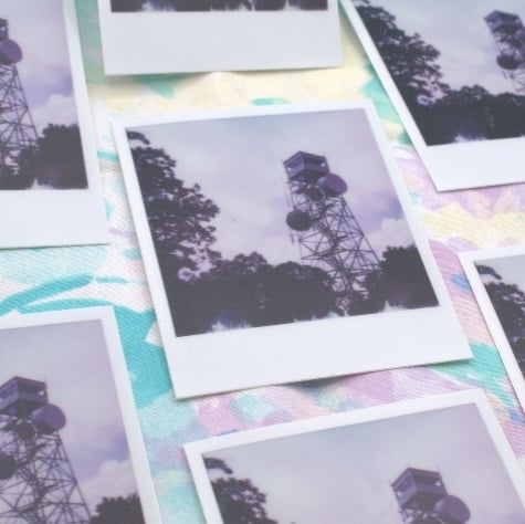 Polaroid Fire Tower Sticker