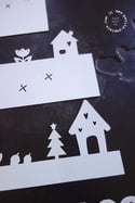 DIY Noël scandinave - Gabarit pour cloche Ø 9 cm (A4) à télécharger