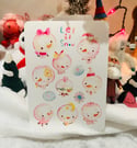 Snow babies - sticker sheet