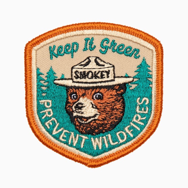 Keep It Green Embroidered Patch