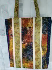 Image 2 of Stripes & Batik Tote