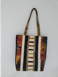 Image 3 of Stripes & Batik Tote