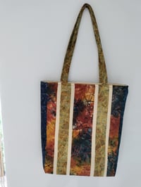 Image 4 of Stripes & Batik Tote