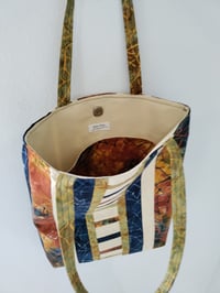 Image 5 of Stripes & Batik Tote