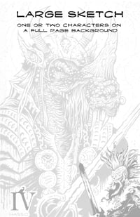 Image 1 of Land of the Rats - IV (Collected Edition Sketch Cover) “Large Sketch”
