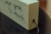 Image of i love you so much Lightbox Art - original Jo's green