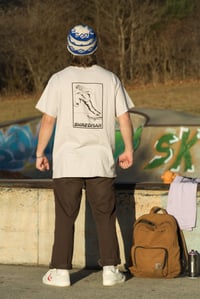 Image 2 of SKATEBOARD-ACTION TEE (Extreme Gray)