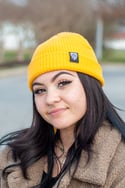 Gold Cable Beanie