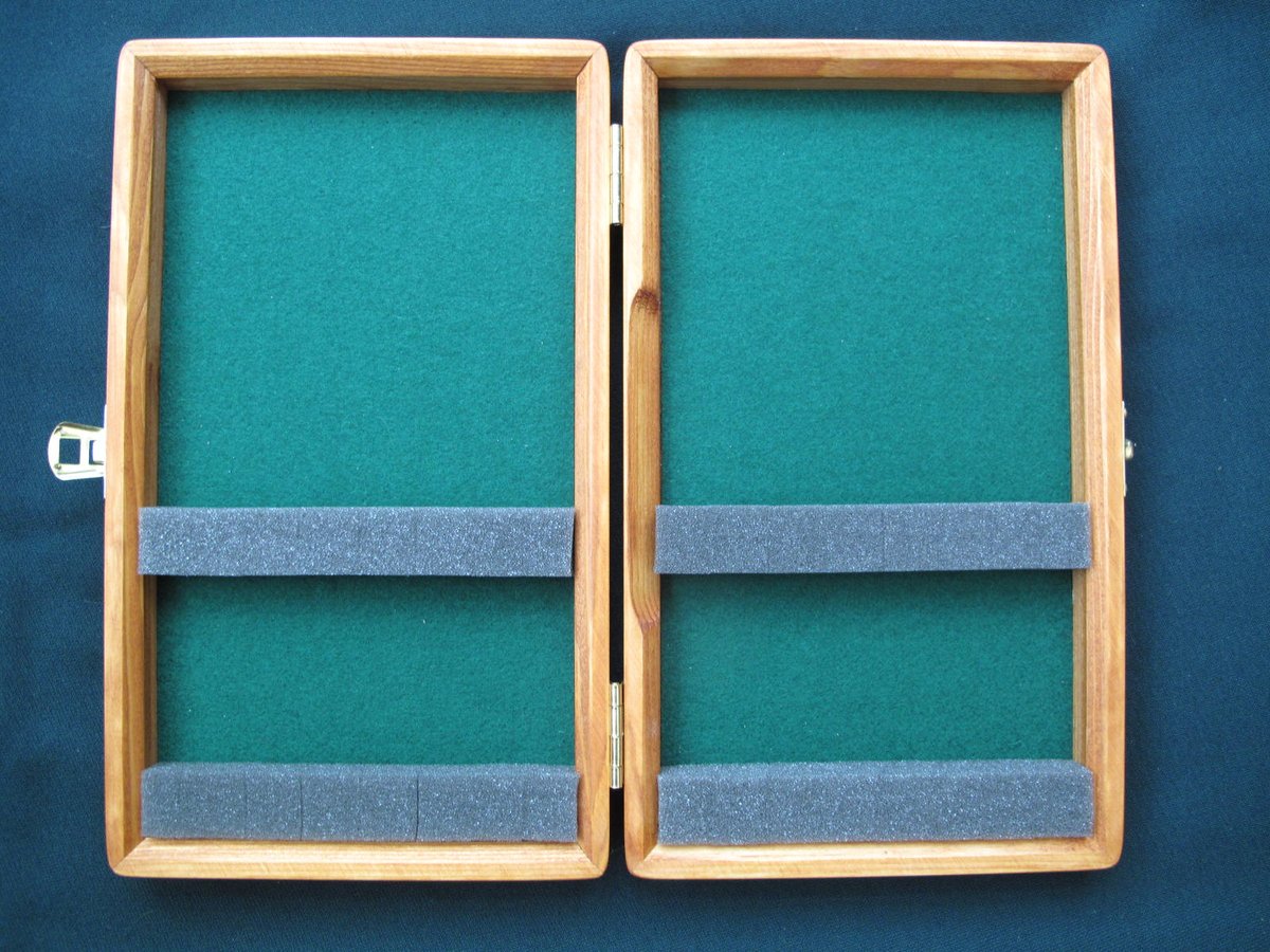 Handmade Yew Stained Float box Handmade Fishing Tackle