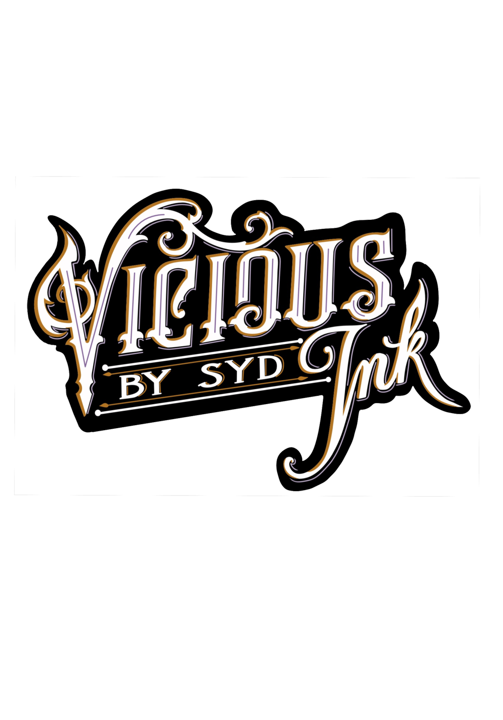 Image of OG Vicious INK Logo Sticker