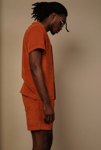 Image 3 of Burnt Orange Terrycloth Shirt