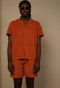 Image 2 of Burnt Orange Terrycloth Shirt