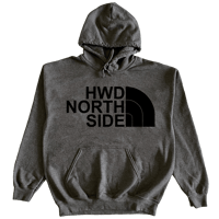 Hayward Strong - "Hwd North Side" Charcoal Grey With Black Hoodie