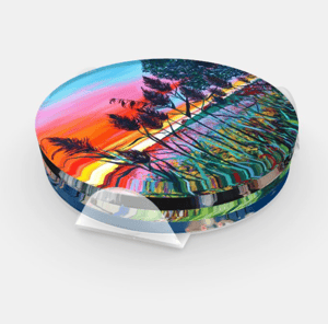 Image of Seasons Of Light Acrylic Coaster Set