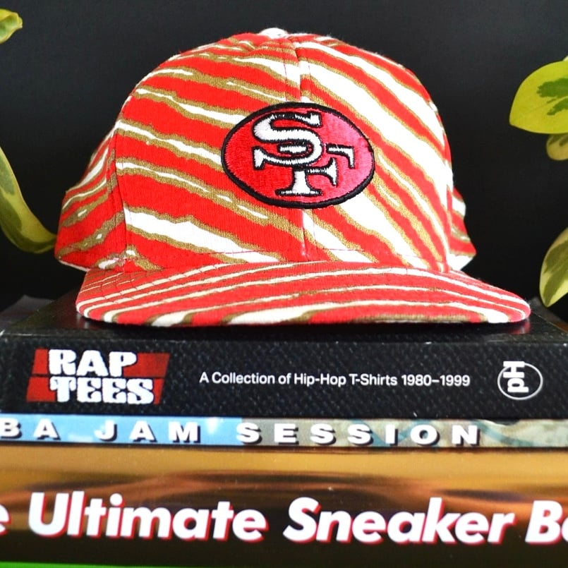 Image of Vintage 1990's San Francisco 49ers AJD Zubaz Snapback Hat