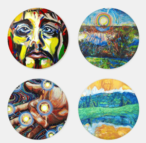 Image of Biblical Acrylic Coaster Set