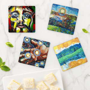 Image of Biblical Acrylic Coaster Set