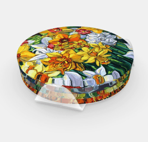 Image of Feeling Yellow Acrylic Coaster Set