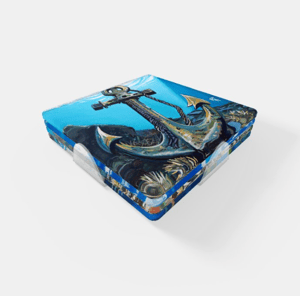 Image of Feeling Blue Acrylic Coaster Set