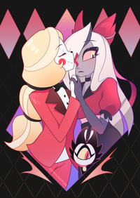 Image 5 of PREORDERS Hazbin Hotel B5 Prints 25 x 17.7 cm