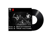 Image of Death Grips - @DEATHGRIPZ & TRUE VULTURE - Black 7"