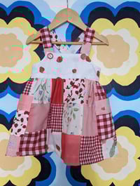 Image 3 of 90s turn-up sleeve/bib jumpsuit or skirt