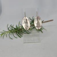 Image 2 of Fine Silver Leaf Earrings - (SJ016)