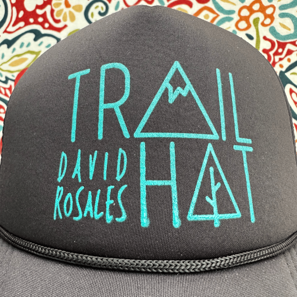 Image of "Trails" BLACK Trucker Hat