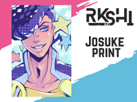 Josuke JJBA Light Cardstock Print