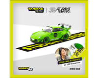 (Preorder) Tarmac Works 1:64 RWB 993 Rough Rhythm Fuel Fest Student Driver – Green – Hobby64