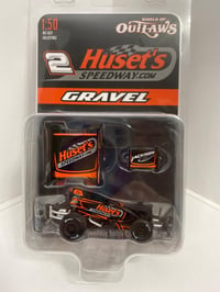 ACME WORLD OF OUTLAWS 2023 DAVID GRAVEL #2 HUSET'S SPEEDWAY SPRINT WOO 1/50 CAR