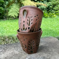Image 2 of Carved terracotta cups 