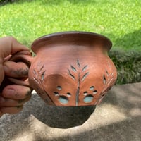 Image 2 of Carved cauldron mug light