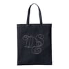 Retro DSE (Denim Tote Bag/ Embroidered/ Black)