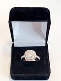 Ladies Jeulia Engagement Ring