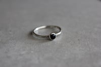 Image 1 of  Small Black Onyx Ring
