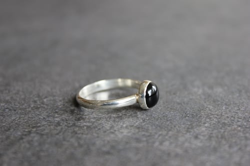 Image of Medium Black Onyx Ring size 8