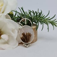 Image 2 of Silver and Dendric Agate Pendant - (SJ025)