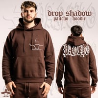 Drop Shadow Pancho Hoodie x Brown